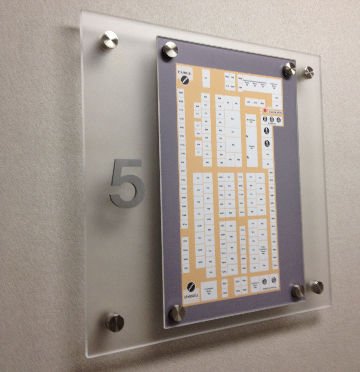 Building wayfinding with room Egress map