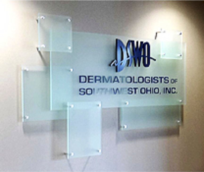 Frosted Acrylic donor wall