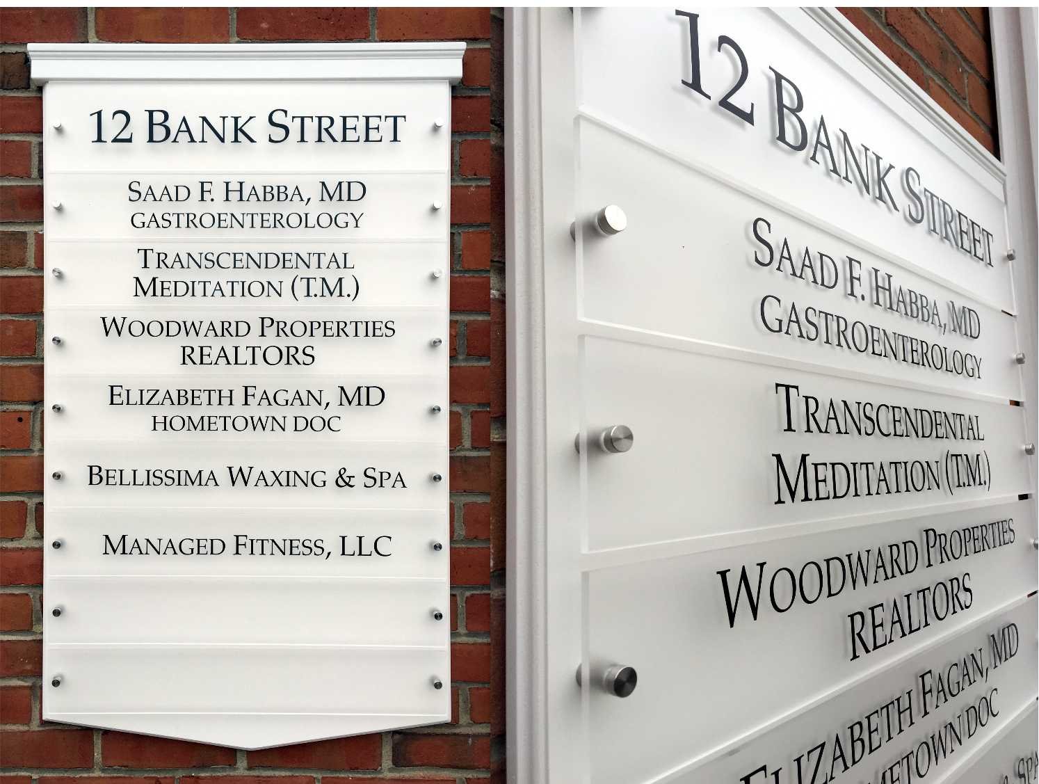 Building Directory PVC Frosted acrylic