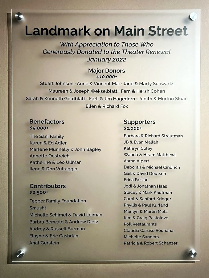 Landmark plaque dedication