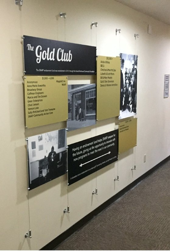 Modern donor wall Rod systems