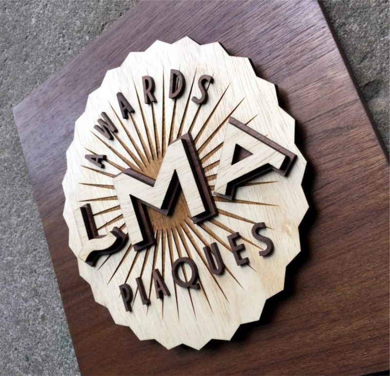 Wood Sign dimensional Laser cut NJ