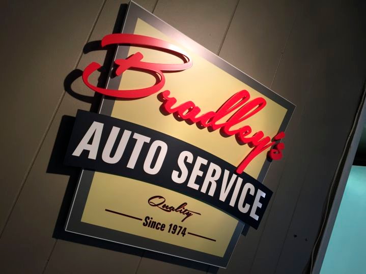 Retro Wall Logo Laser cut 3D